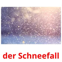 der Schneefall cartes flash