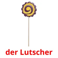 der Lutscher flashcards illustrate