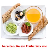 bereiten Sie ein Frühstück vor Tarjetas didacticas