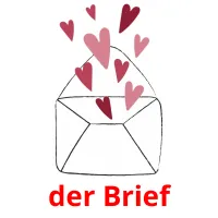 der Brief Tarjetas didacticas