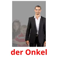 der Onkel Bildkarteikarten