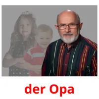 der Opa Bildkarteikarten