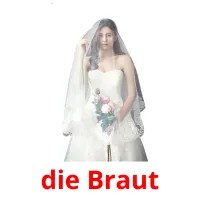 die Braut Bildkarteikarten