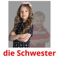 die Schwester Bildkarteikarten