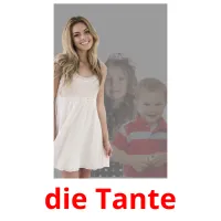 die Tante Bildkarteikarten