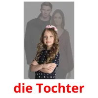 die Tochter Bildkarteikarten