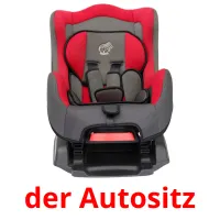 der Autositz Bildkarteikarten