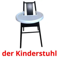 der Kinderstuhl Bildkarteikarten