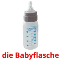 die Babyflasche Bildkarteikarten