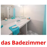 das Badezimmer Tarjetas didacticas