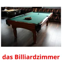 das Billiardzimmer Tarjetas didacticas