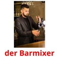 der Barmixer Bildkarteikarten