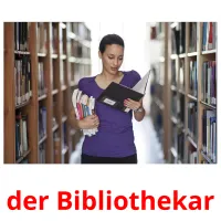 der Bibliothekar picture flashcards