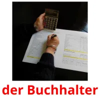 der Buchhalter picture flashcards