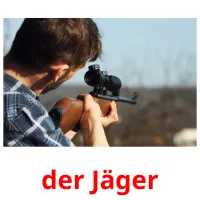 der Jäger Bildkarteikarten