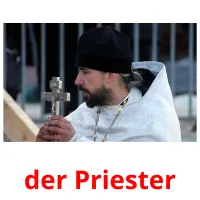 der Priester Bildkarteikarten