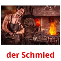 der Schmied picture flashcards