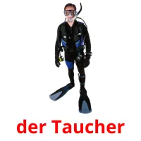 der Taucher flashcards illustrate