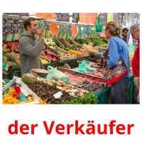 der Verkäufer flashcards illustrate