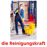 die Reinigungskraft picture flashcards