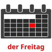 der Freitag picture flashcards