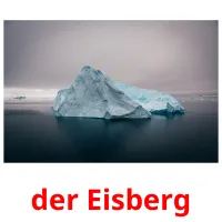 der Eisberg cartões com imagens