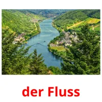 der Fluss cartões com imagens