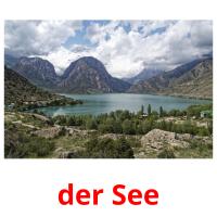 der see picture flashcards