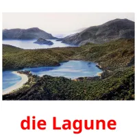 die Lagune cartões com imagens