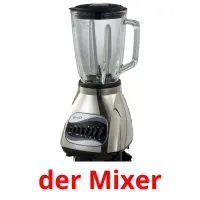 der Mixer cartões com imagens