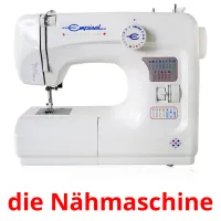 die Nähmaschine cartões com imagens