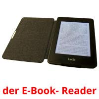 der E-Book- Reader card for translate