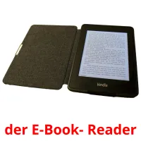 der E-Book- Reader ansichtkaarten