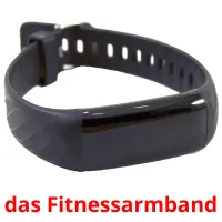 das Fitnessarmband ansichtkaarten