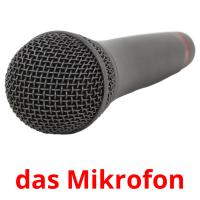 das Mikrofon card for translate