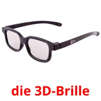 die 3D-Brille ansichtkaarten