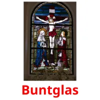 Buntglas cartões com imagens