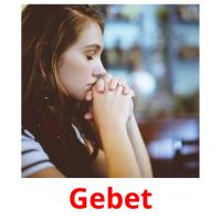 Gebet picture flashcards