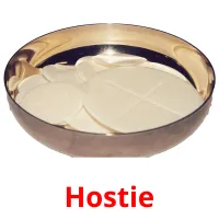 Hostie cartões com imagens