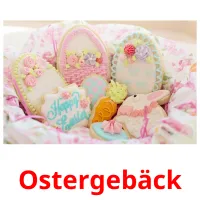 Ostergebäck cartões com imagens