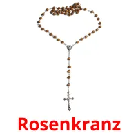 Rosenkranz cartões com imagens