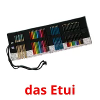 das Etui cartões com imagens