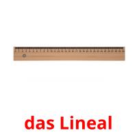 das Lineal picture flashcards