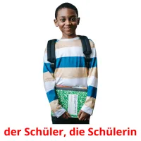 der Schüler, die Schülerin cartões com imagens