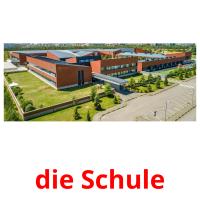 die Schule picture flashcards
