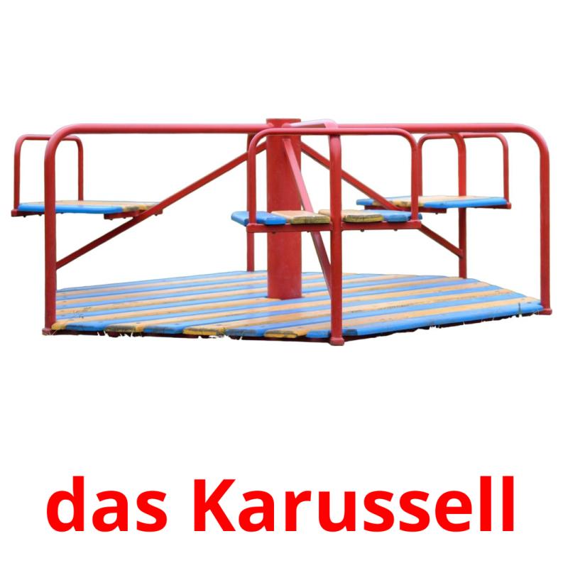 das Karussell picture flashcards