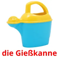 die Gießkanne Bildkarteikarten