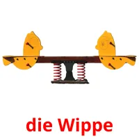 die Wippe Bildkarteikarten