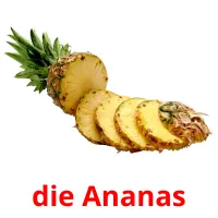 die Ananas picture flashcards