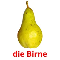 die Birne picture flashcards